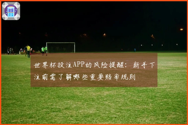 世界杯投注APP的风险提醒：新手下注前需了解哪些重要赔率规则
